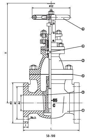 Bronze Gate Valve JIS F7367 5K (2)