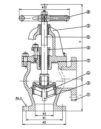 Cast Iron Angle SDNR Valve JIS F7376 10K (2)