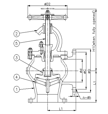 Cast Steel Angle Valve JIS F7320 10K (2)